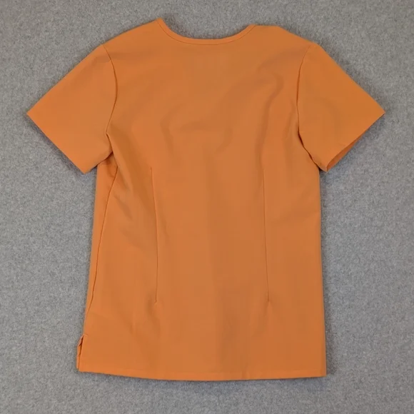 FIGS Scrub Set Women's XS Shaka Orange Catarina Top Zamora Jogger Bottom - Picture 3 of 15